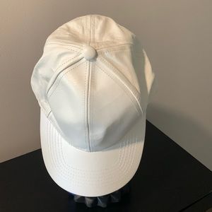 Leather baseball cap